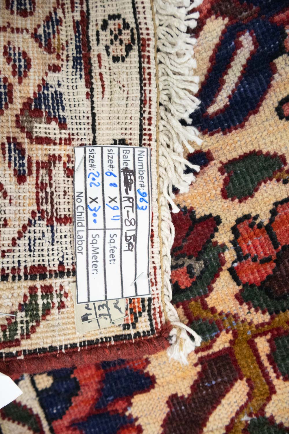 6'8x9'11 Hand Knotted Floral Traditional Wool Oriental Rug - Image 17
