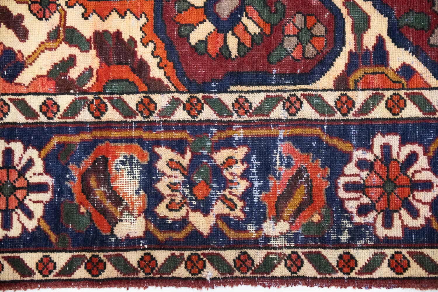 6'8x9'11 Hand Knotted Floral Traditional Wool Oriental Rug - Image 11