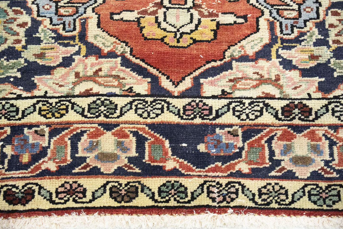 7'0x9'9 Hand Knotted Floral Traditional Wool Oriental Rug - Image 14