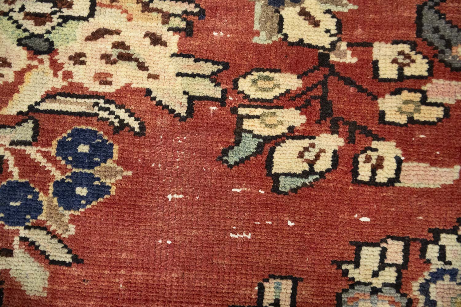 7'0x9'9 Hand Knotted Floral Traditional Wool Oriental Rug - Image 11