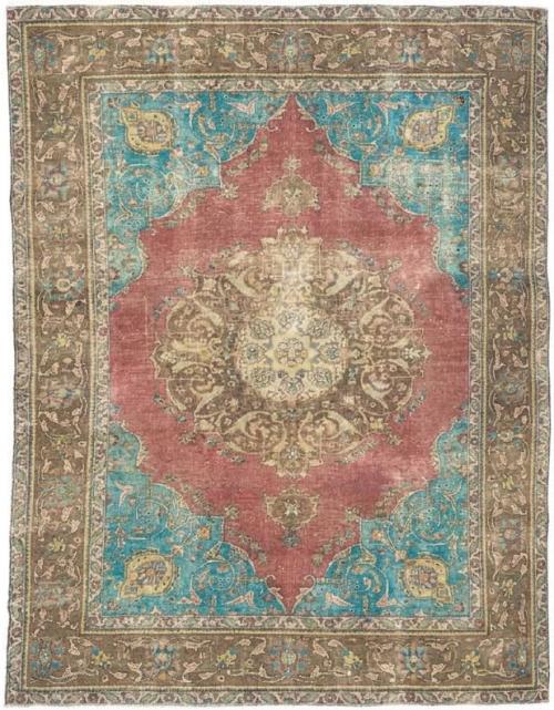 6'5x9'6 Hand Knotted Floral Traditional Wool Oriental Rug