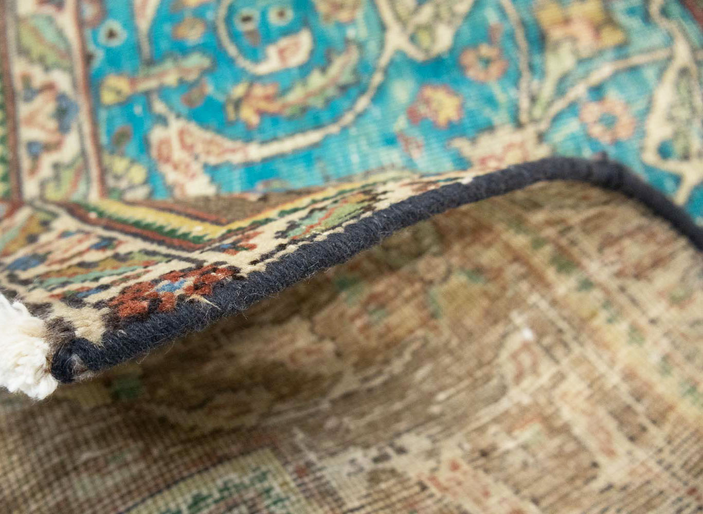 6'5x9'6 Hand Knotted Floral Traditional Wool Oriental Rug - Image 14