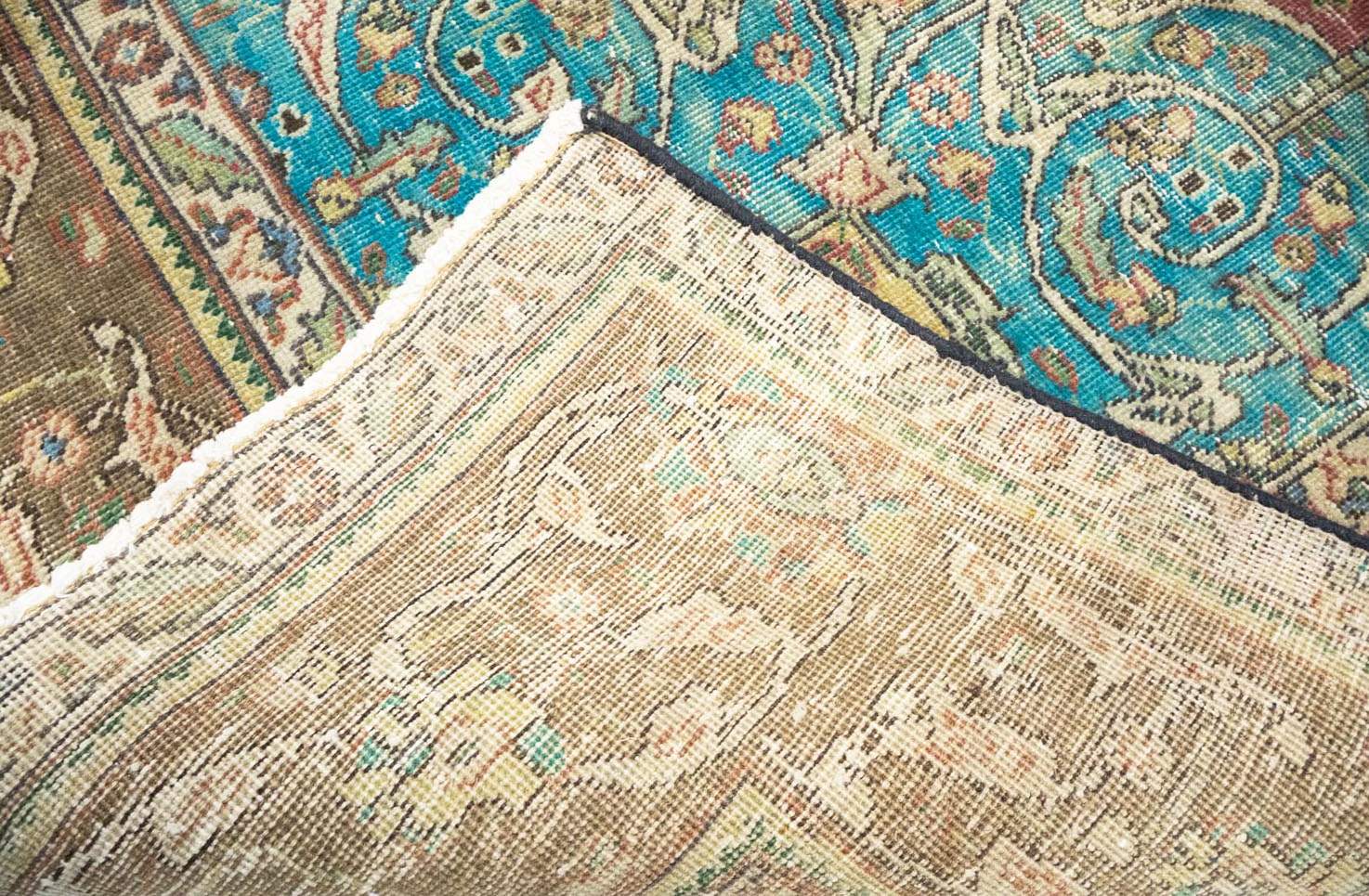 6'5x9'6 Hand Knotted Floral Traditional Wool Oriental Rug - Image 15