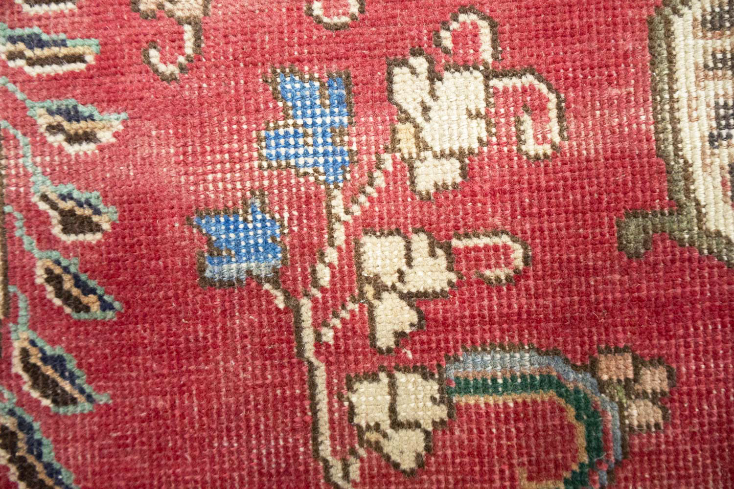 6'4x9'3 Hand Knotted Floral Traditional Wool Oriental Rug - Image 12