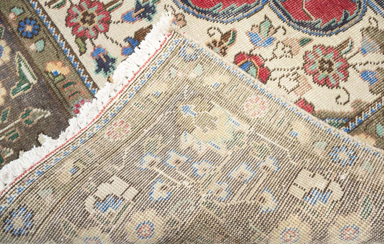 6'4x9'3 Hand Knotted Floral Traditional Wool Oriental Rug - Image 15