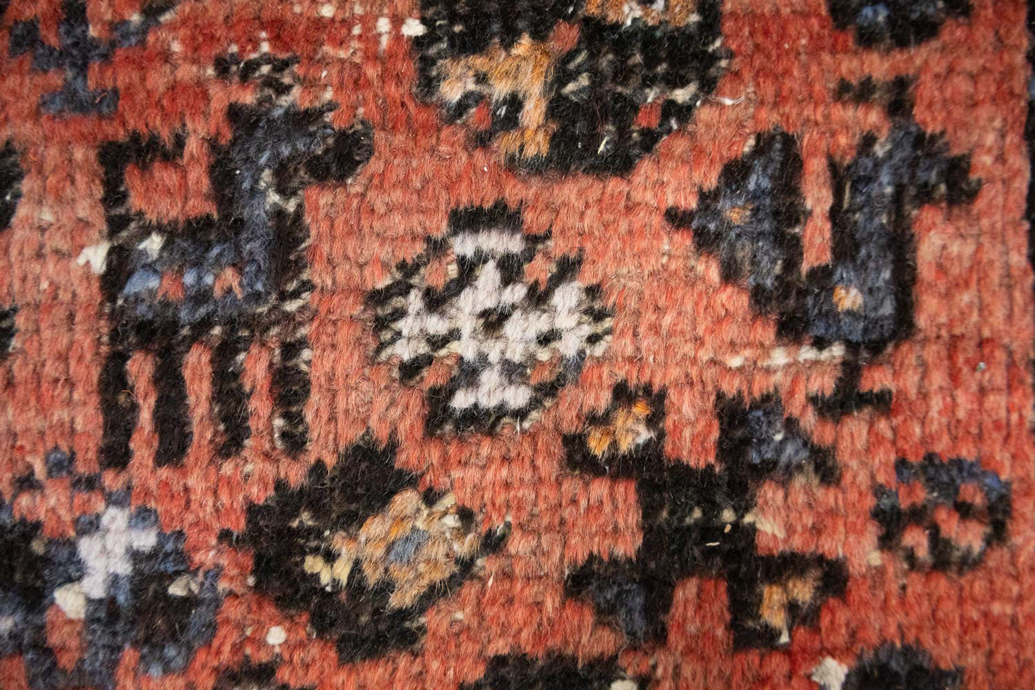 6'5x9'8 Hand Knotted Floral Tribal Wool Oriental Rug - Image 12
