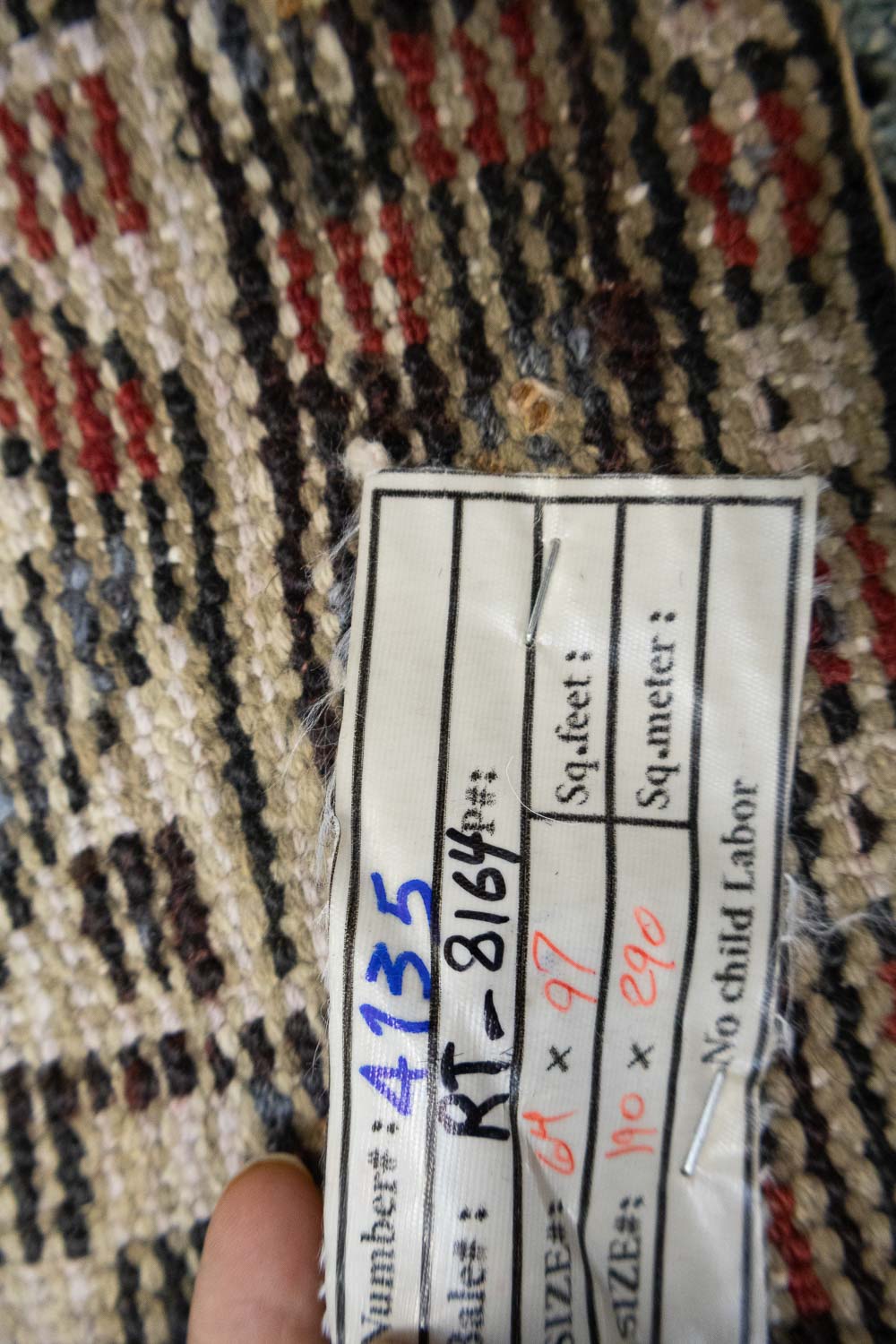 6'5x9'8 Hand Knotted Floral Tribal Wool Oriental Rug - Image 16
