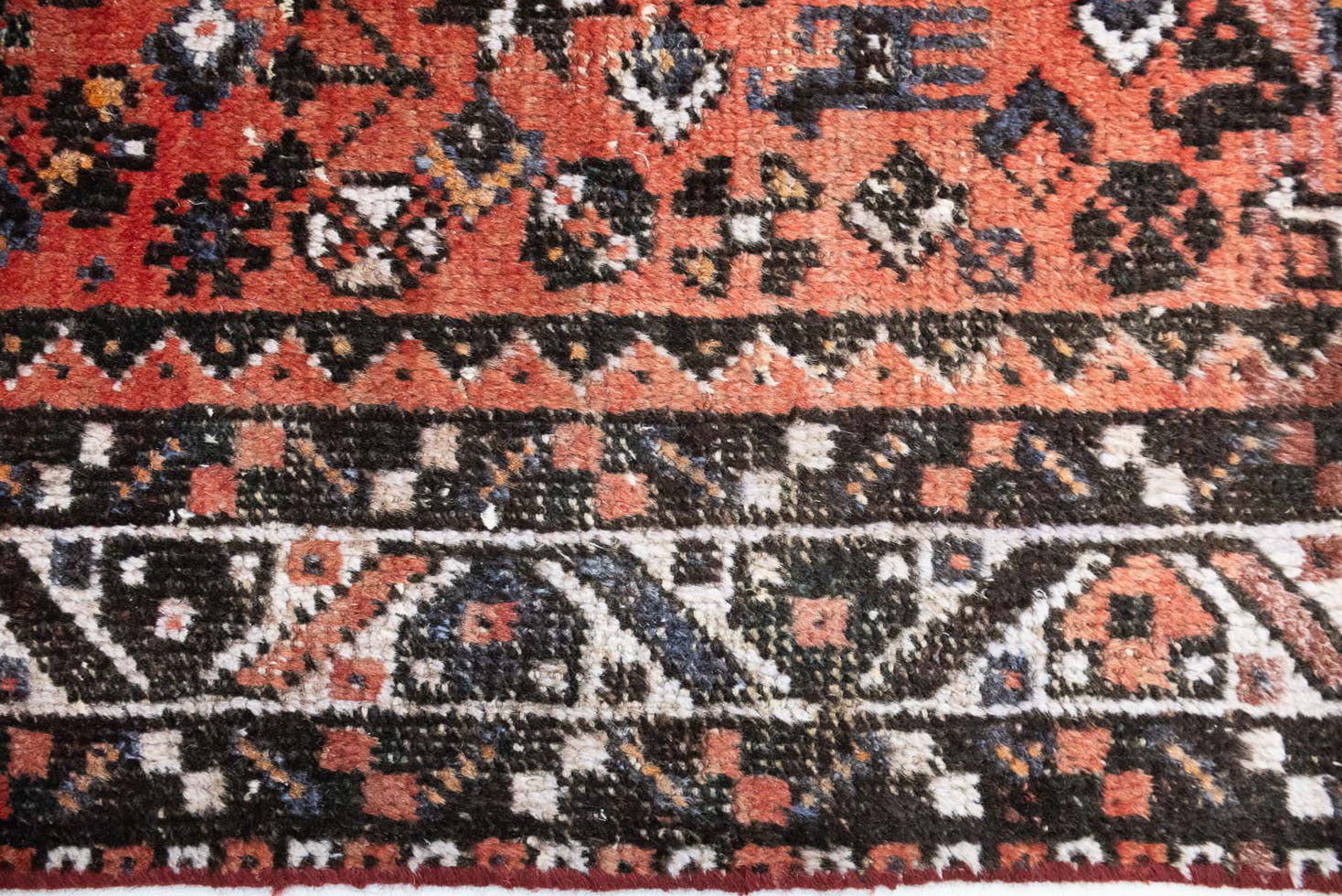6'5x9'8 Hand Knotted Floral Tribal Wool Oriental Rug - Image 9