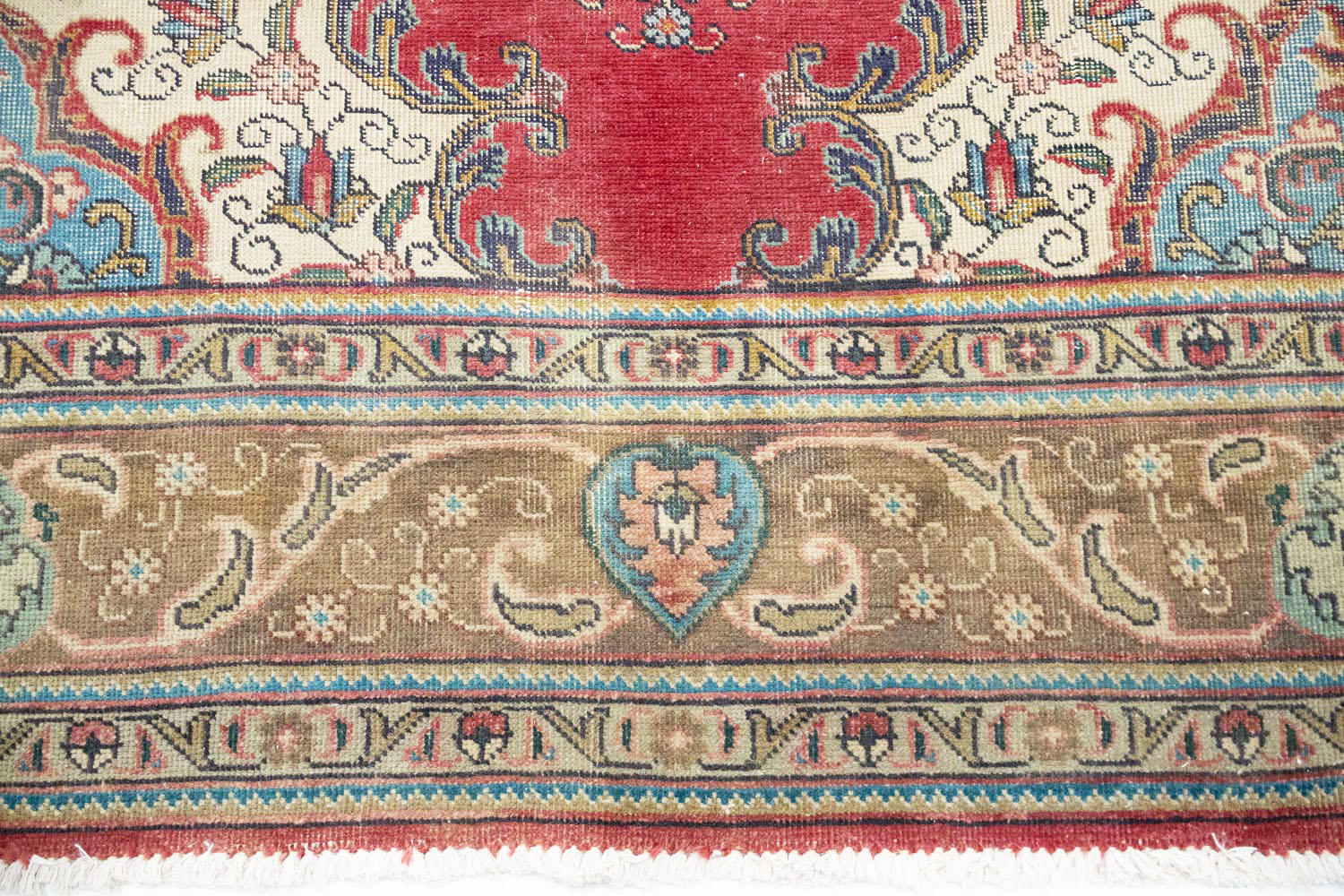 6'3x9'9 Hand Knotted Floral Traditional Wool Oriental Rug - Image 13
