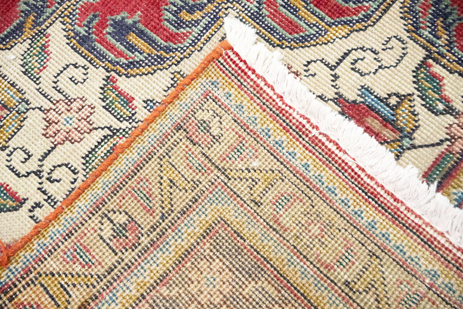 6'3x9'9 Hand Knotted Floral Traditional Wool Oriental Rug - Image 15