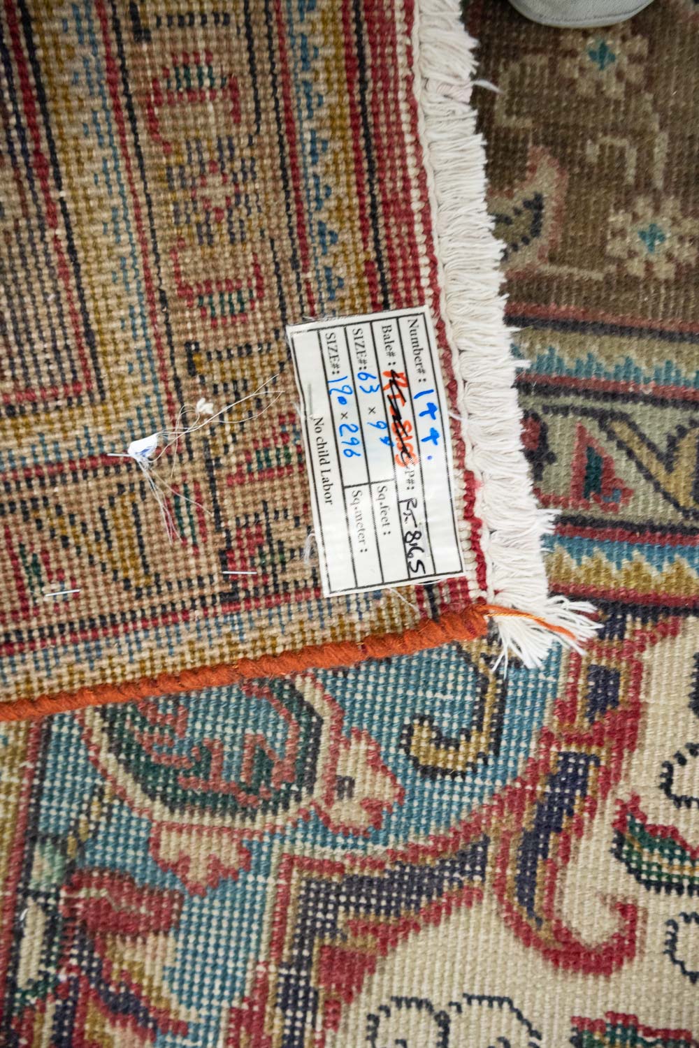 6'3x9'9 Hand Knotted Floral Traditional Wool Oriental Rug - Image 16