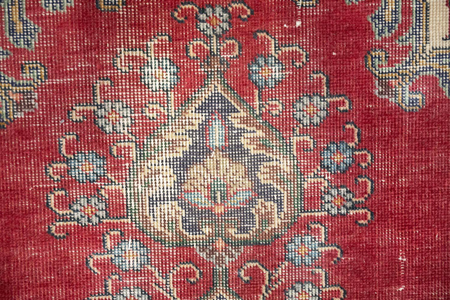 6'3x9'9 Hand Knotted Floral Traditional Wool Oriental Rug - Image 11
