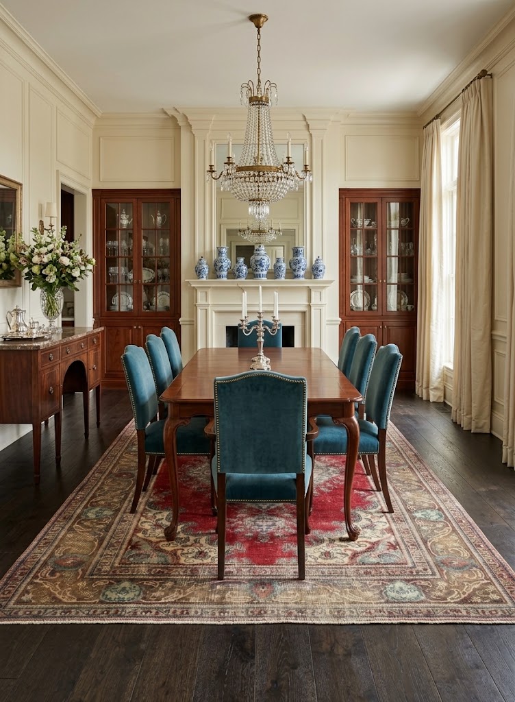 6'3x9'9 Hand Knotted Floral Traditional Wool Oriental Rug - Image 2