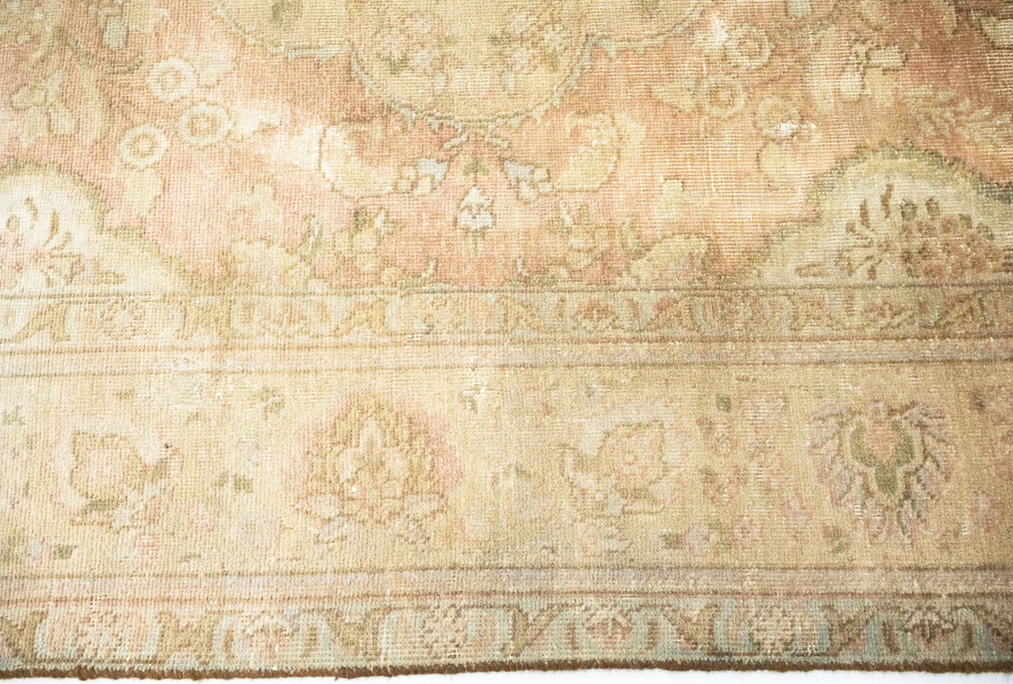 6'3x9'8 Hand Knotted Floral Traditional Wool Oriental Rug - Image 10