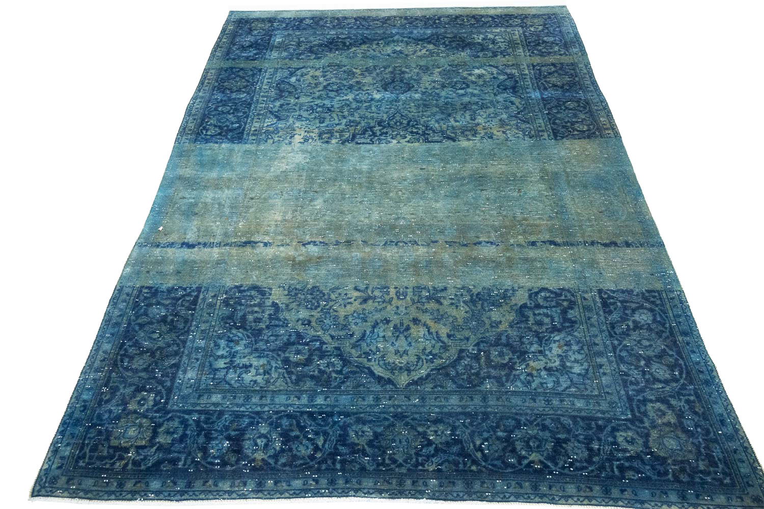 8'0x11'9 Hand Knotted Floral Traditional Wool Oriental Rug - Image 3