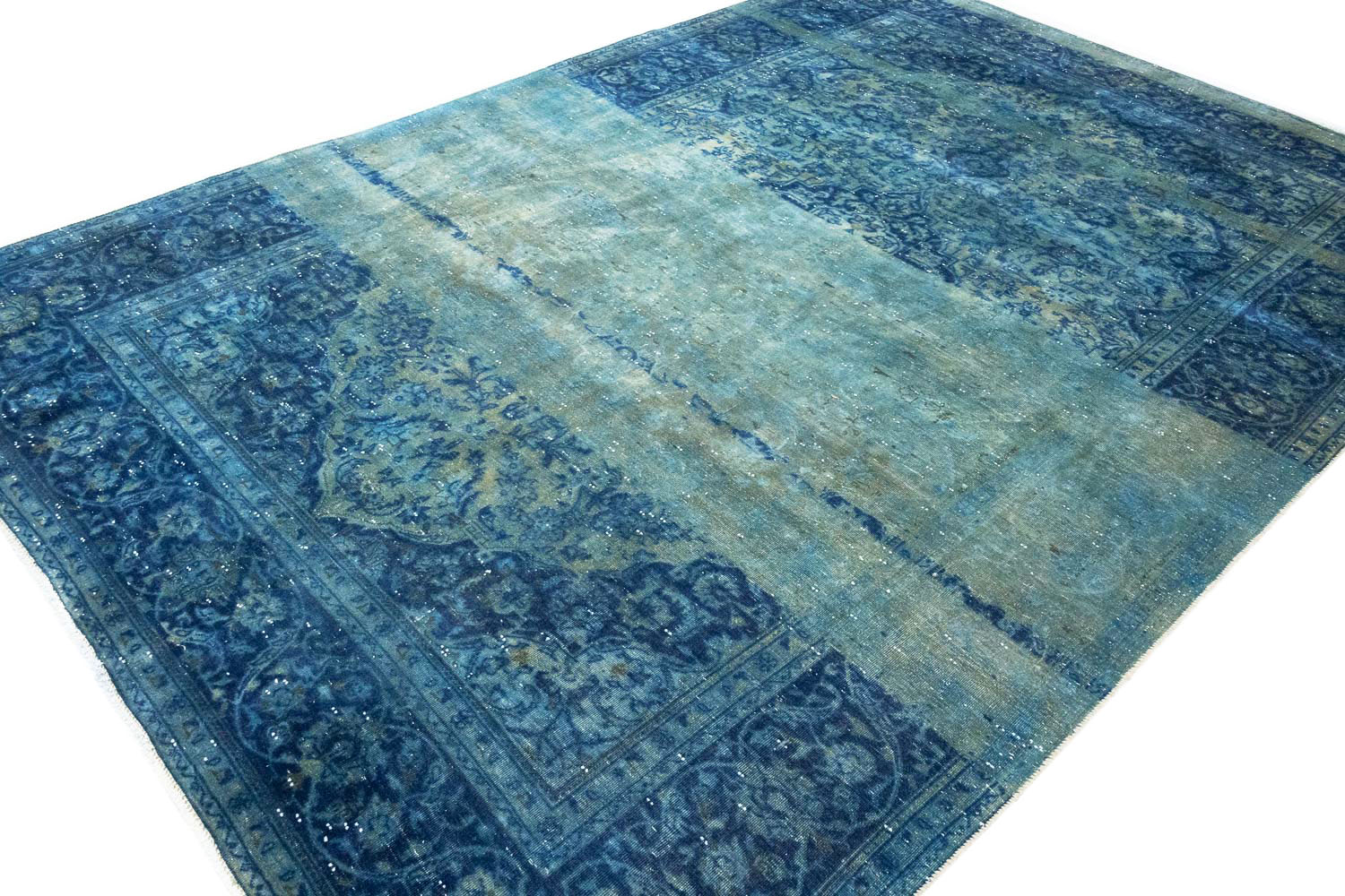 8'0x11'9 Hand Knotted Floral Traditional Wool Oriental Rug - Image 4
