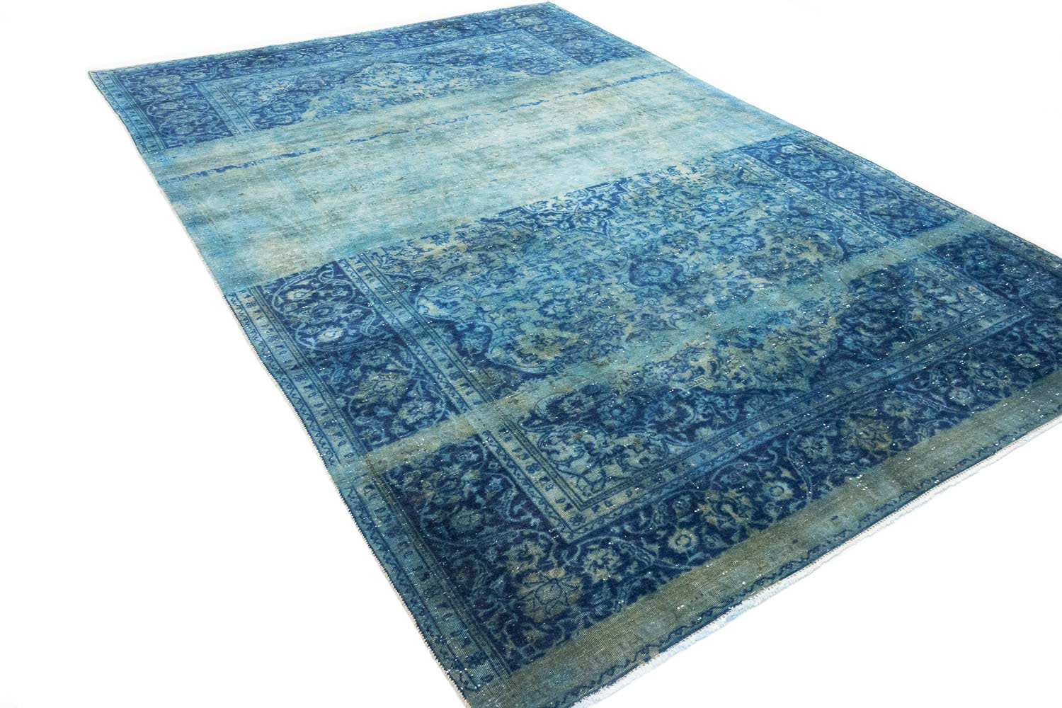 8'0x11'9 Hand Knotted Floral Traditional Wool Oriental Rug - Image 10