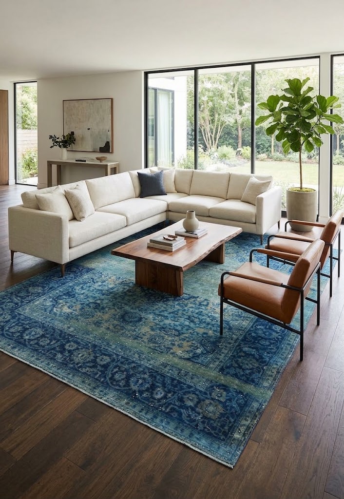 8'0x11'9 Hand Knotted Floral Traditional Wool Oriental Rug - Image 2