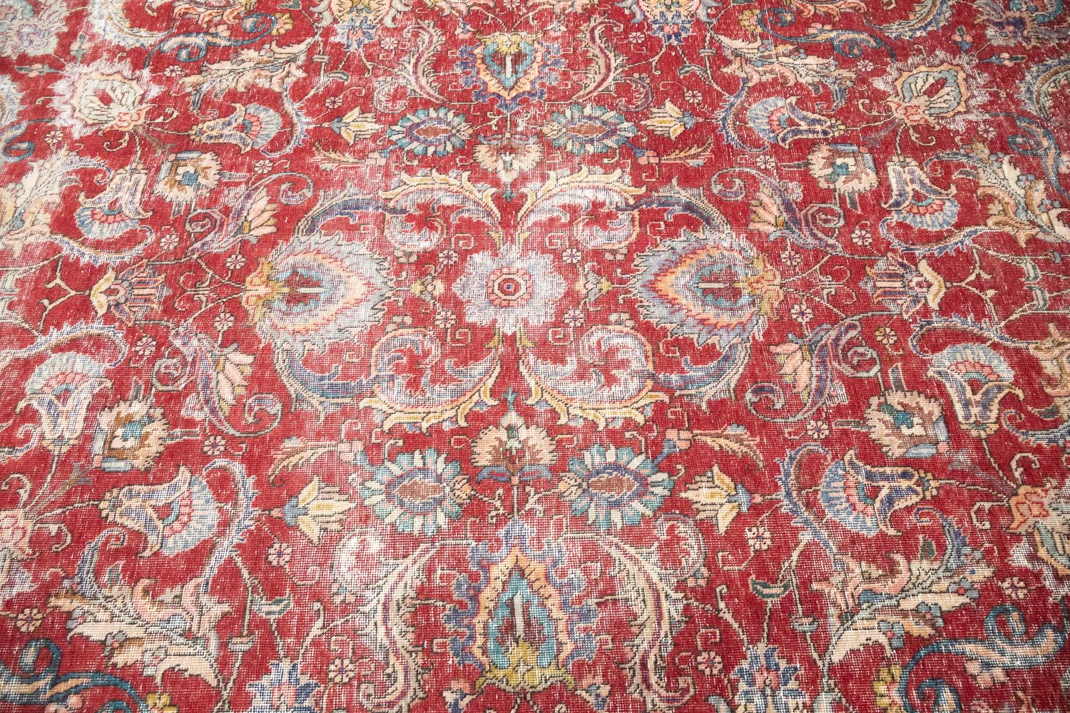 8'9x11'6 Hand Knotted Floral Traditional Wool Oriental Rug - Image 7