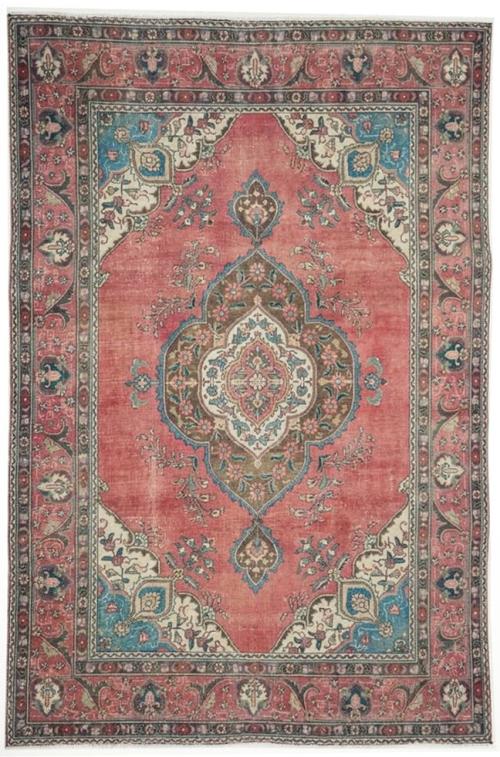 8'1x11'2 Hand Knotted Floral Traditional Wool Oriental Rug