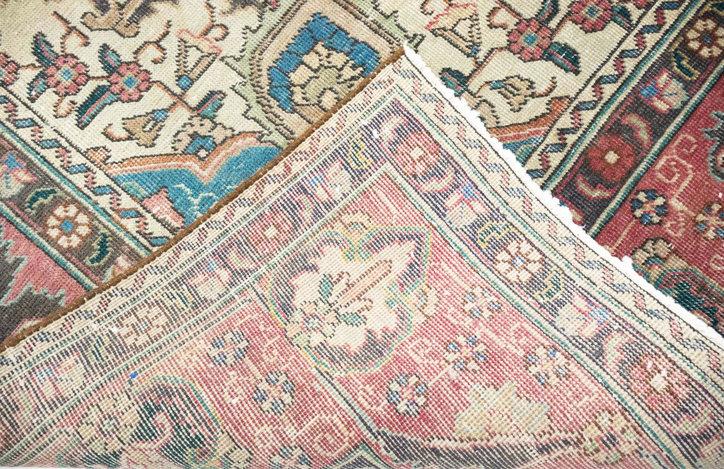 8'1x11'2 Hand Knotted Floral Traditional Wool Oriental Rug - Image 16