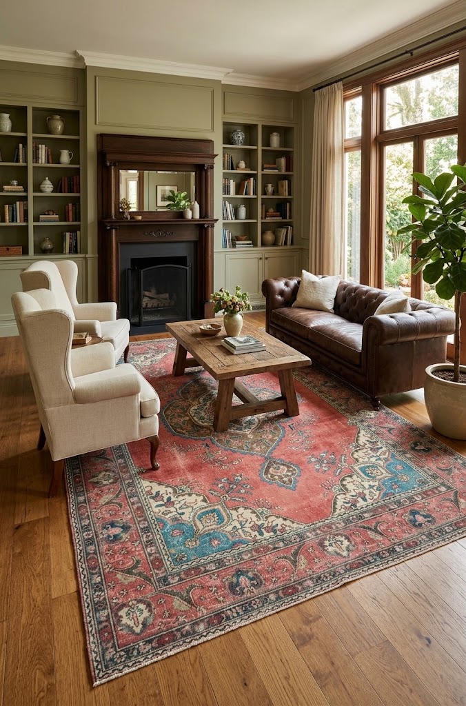 8'1x11'2 Hand Knotted Floral Traditional Wool Oriental Rug - Image 2