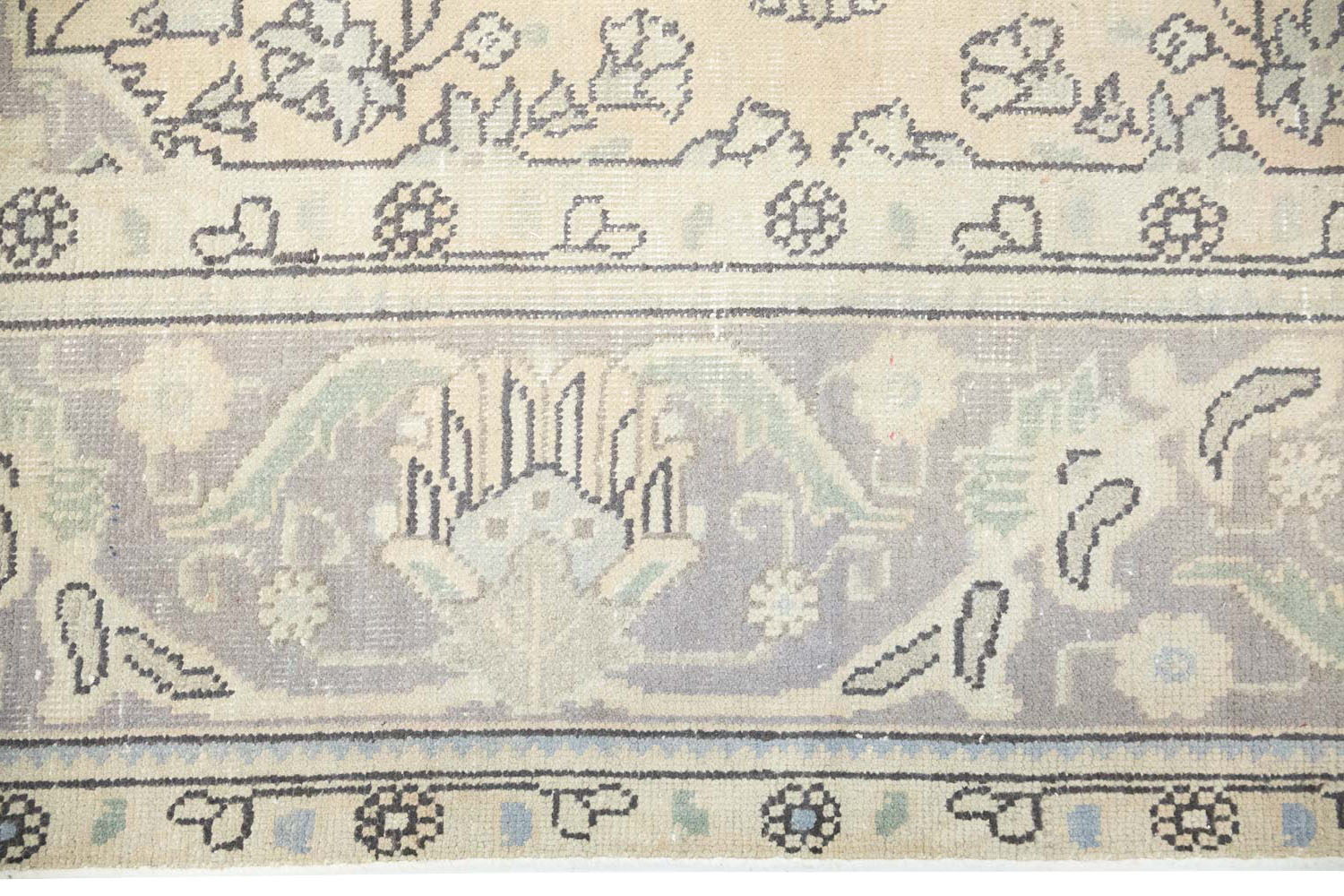 8'4x11'0 Hand Knotted Floral Traditional Wool Oriental Rug - Image 12