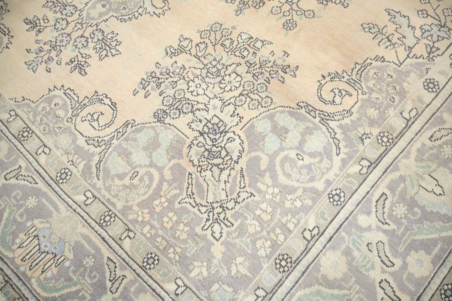 8'4x11'0 Hand Knotted Floral Traditional Wool Oriental Rug - Image 11
