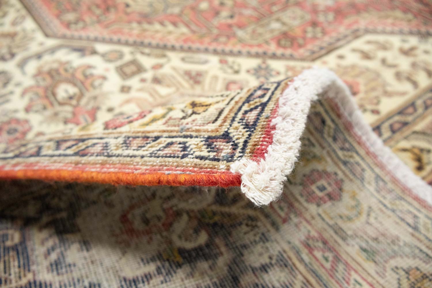 8'2x11'3 Hand Knotted Floral Traditional Wool Oriental Rug - Image 14