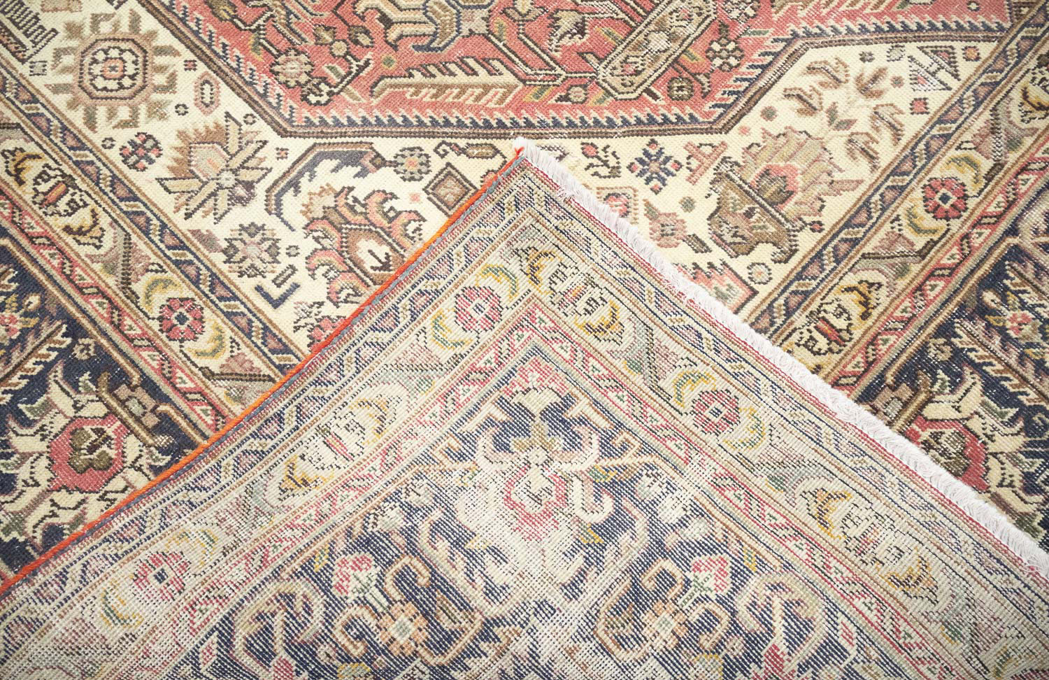 8'2x11'3 Hand Knotted Floral Traditional Wool Oriental Rug - Image 15