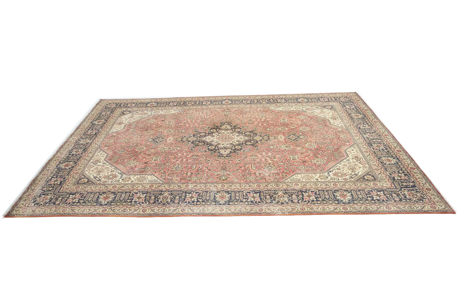 8'2x11'3 Hand Knotted Floral Traditional Wool Oriental Rug - Image 7