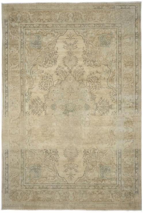 8'1x11'3 Hand Knotted Floral Traditional Wool Oriental Rug