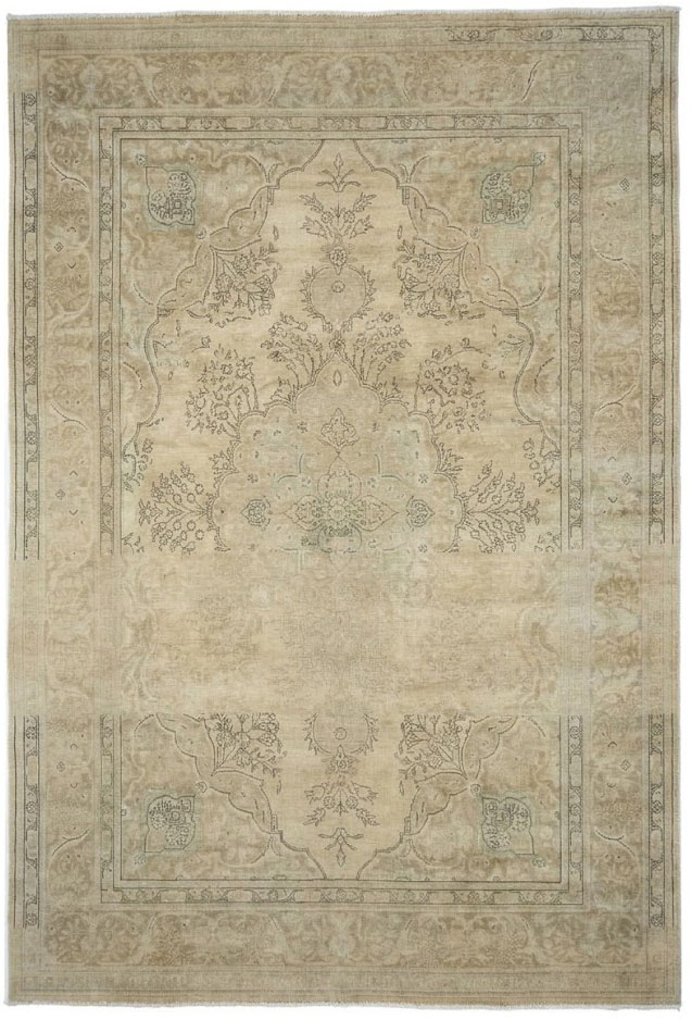 8'1x11'3 Hand Knotted Floral Traditional Wool Oriental Rug