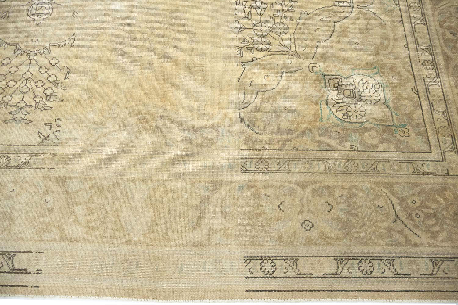 8'1x11'3 Hand Knotted Floral Traditional Wool Oriental Rug - Image 12