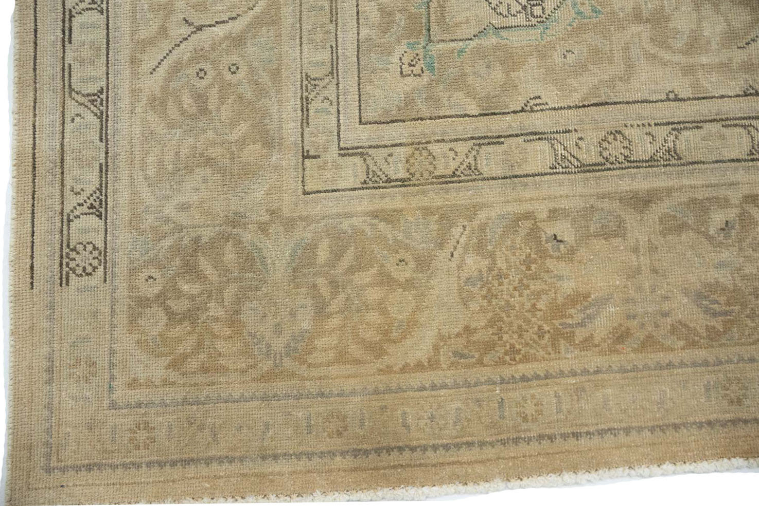 8'1x11'3 Hand Knotted Floral Traditional Wool Oriental Rug - Image 14