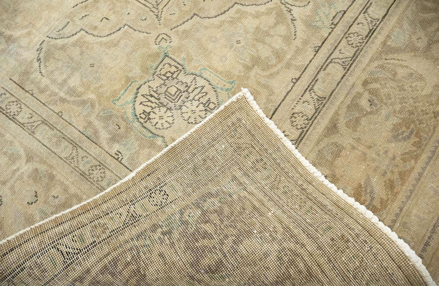 8'1x11'3 Hand Knotted Floral Traditional Wool Oriental Rug - Image 15