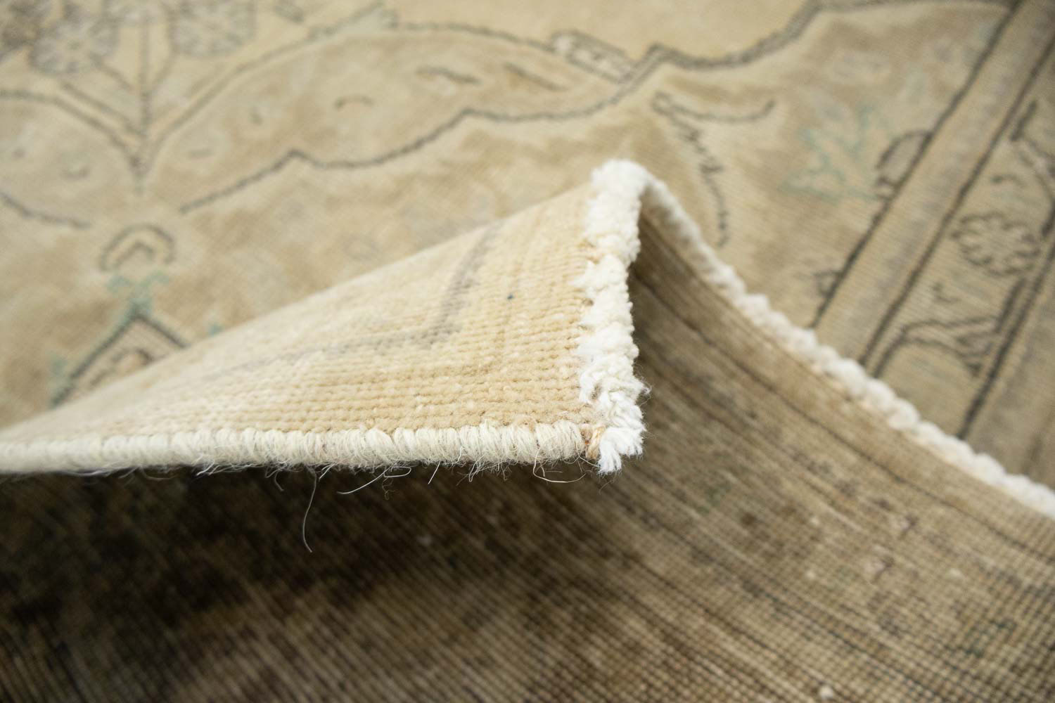 8'1x11'3 Hand Knotted Floral Traditional Wool Oriental Rug - Image 16