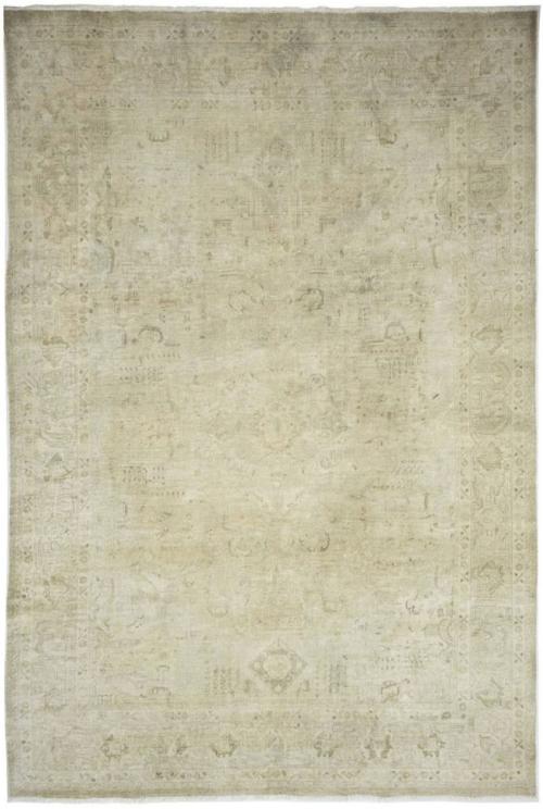 8'0x11'2 Hand Knotted Floral Traditional Wool Oriental Rug