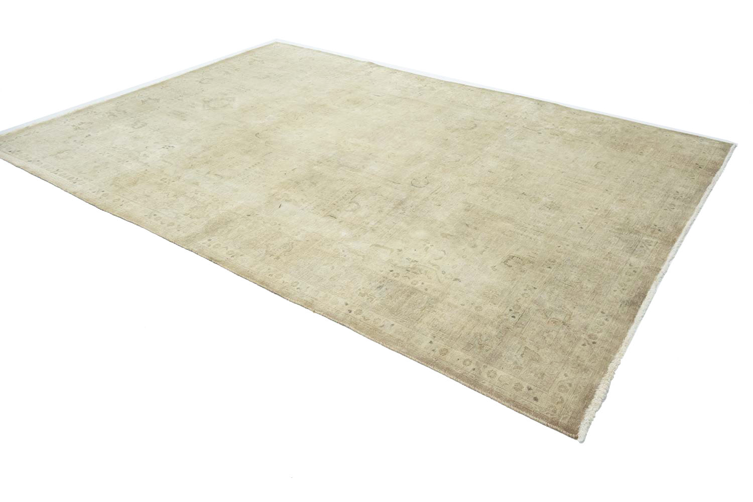 8'0x11'2 Hand Knotted Floral Traditional Wool Oriental Rug - Image 4