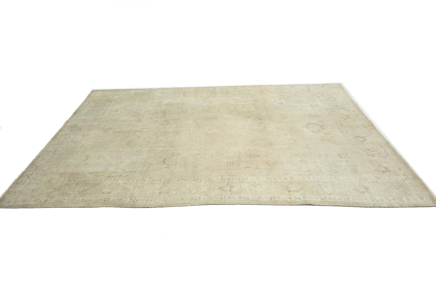 8'0x11'2 Hand Knotted Floral Traditional Wool Oriental Rug - Image 7