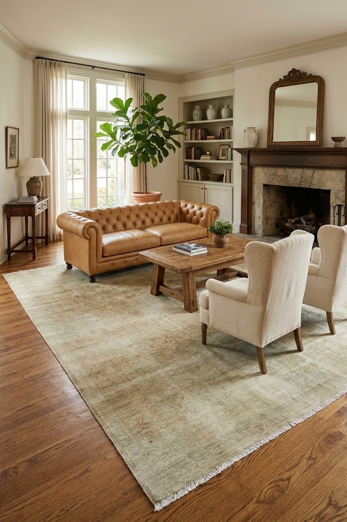 8'0x11'1 Hand Knotted Floral Traditional Wool Oriental Rug - Image 2