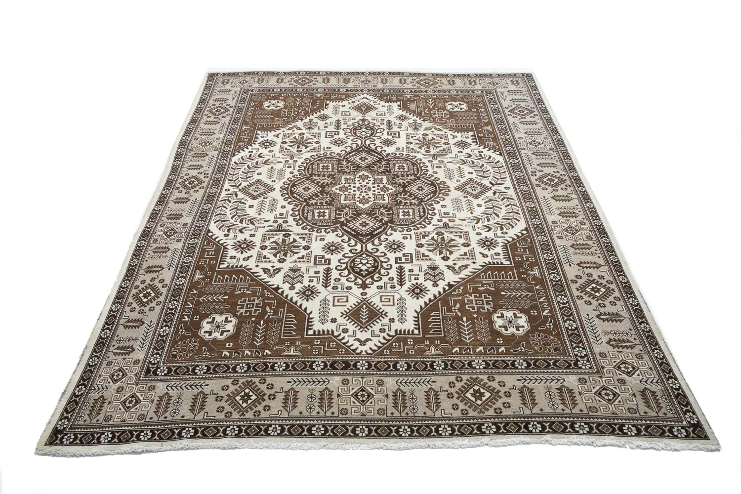 8'9x11'7 Hand Knotted Floral Traditional Wool Oriental Rug - Image 3
