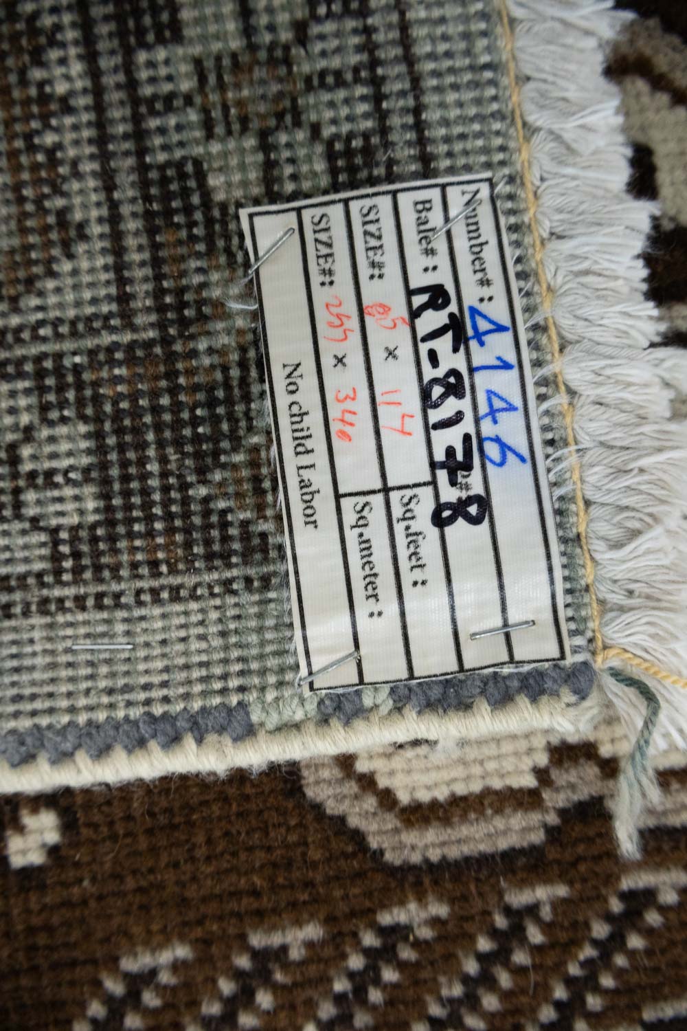 8'9x11'7 Hand Knotted Floral Traditional Wool Oriental Rug - Image 16