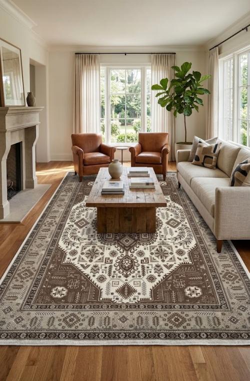 8'9x11'7 Hand Knotted Floral Traditional Wool Oriental Rug