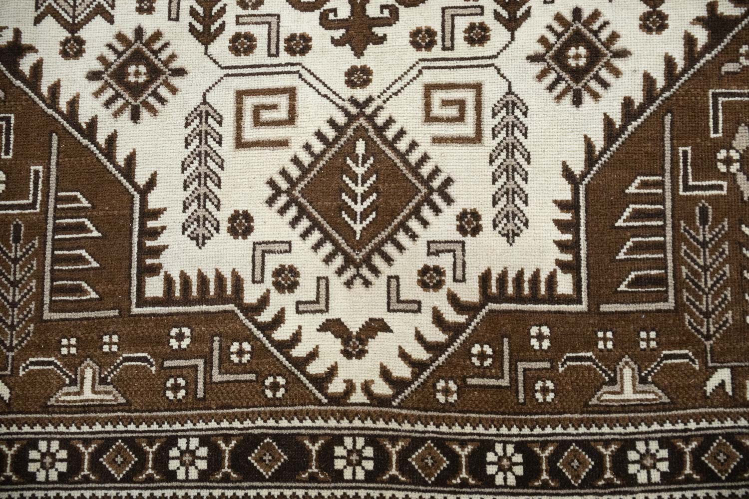 8'9x11'7 Hand Knotted Floral Traditional Wool Oriental Rug - Image 9