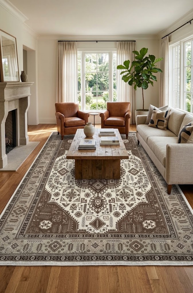 8'9x11'7 Hand Knotted Floral Traditional Wool Oriental Rug - Image 2