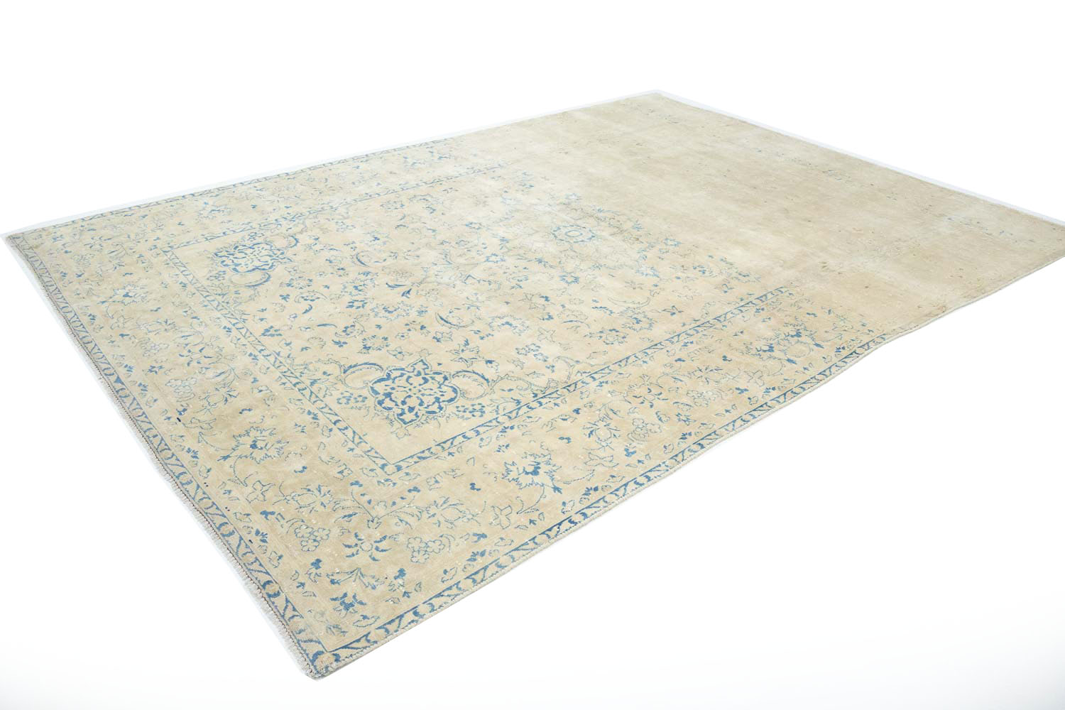 8'5x11'10 Hand Knotted Floral Traditional Wool Oriental Rug - Image 5