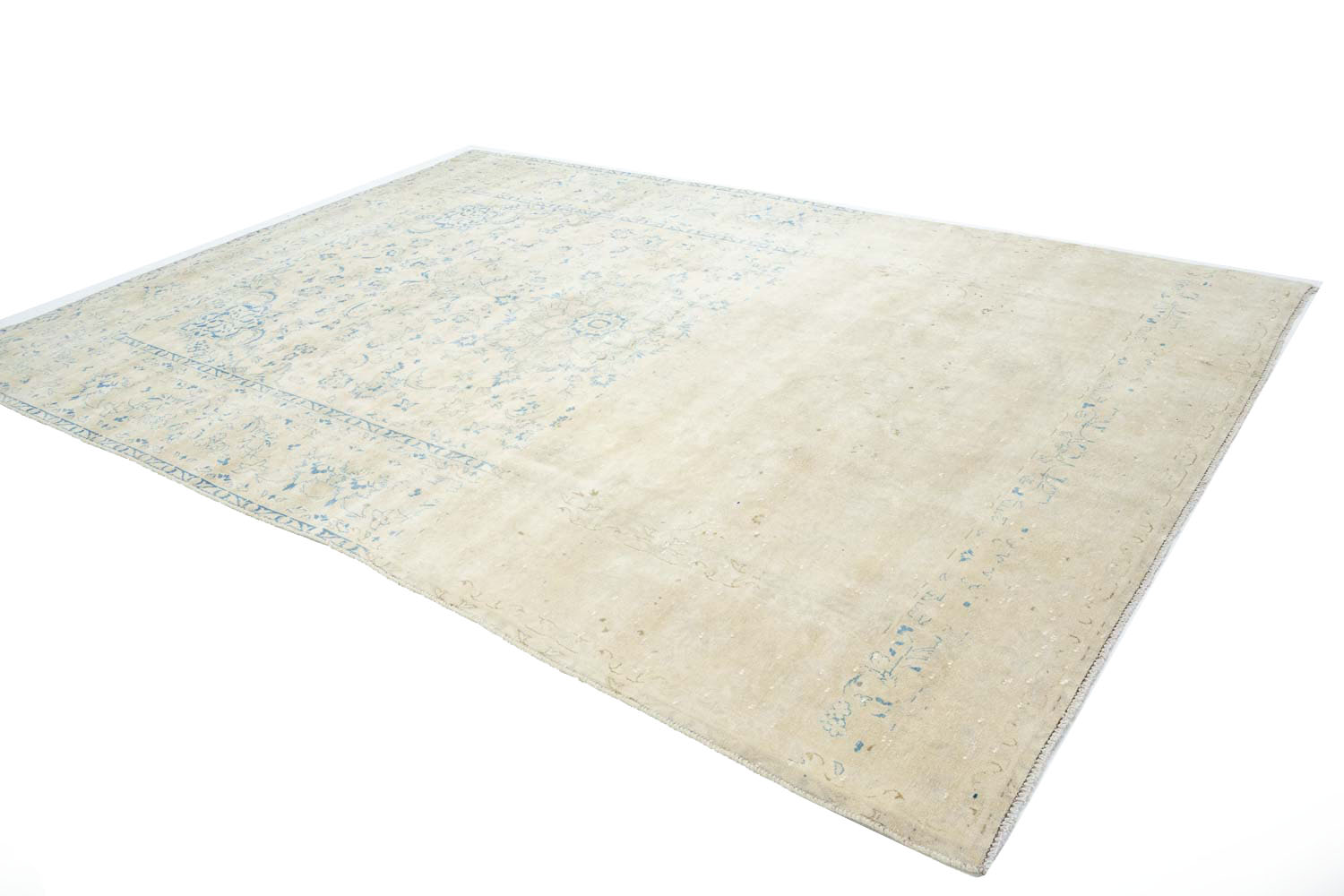 8'5x11'10 Hand Knotted Floral Traditional Wool Oriental Rug - Image 6