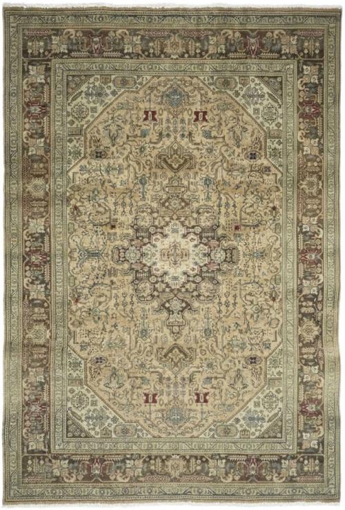 8'2x10'11 Hand Knotted Floral Traditional Wool Oriental Rug