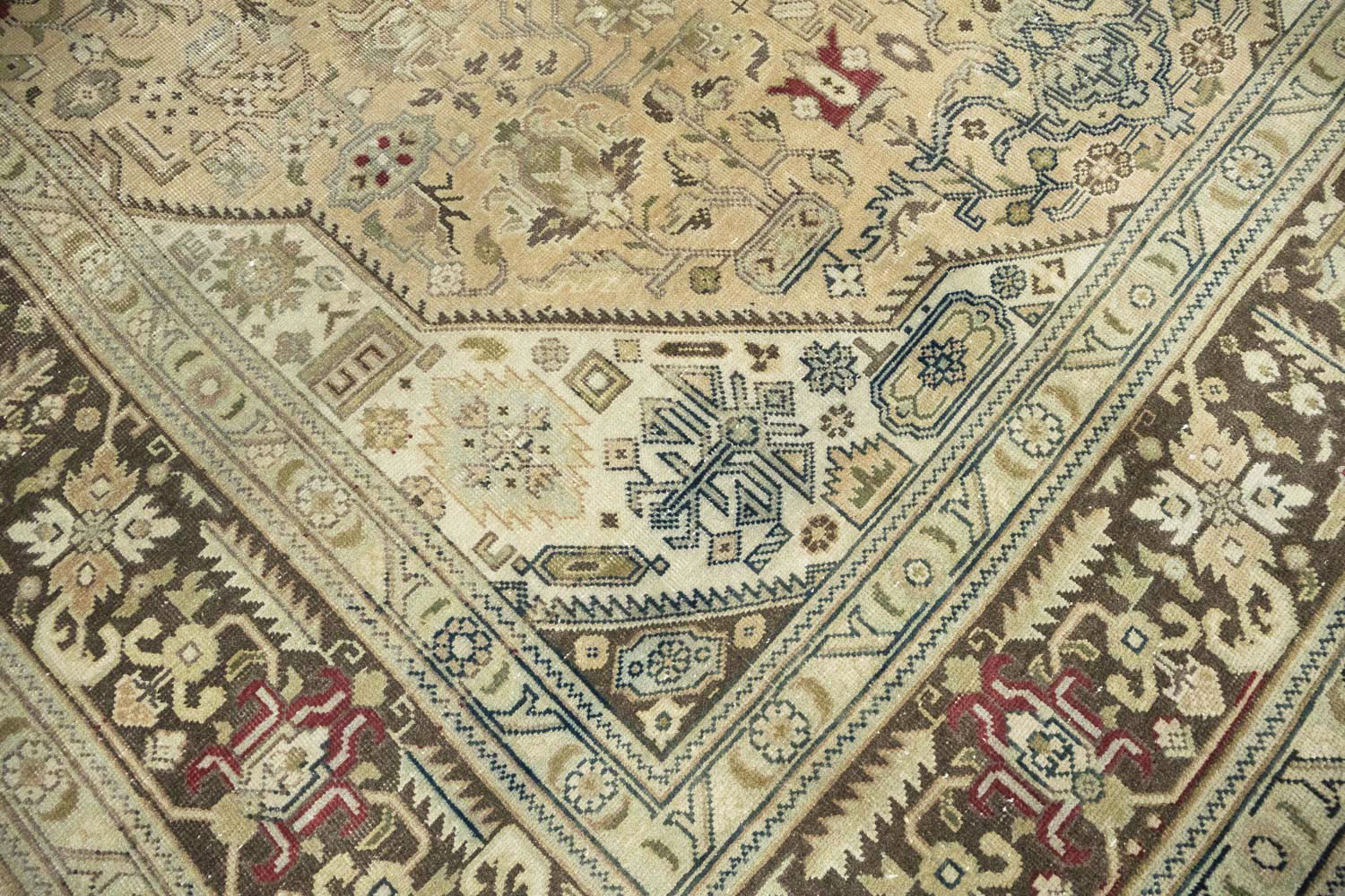 8'2x10'11 Hand Knotted Floral Traditional Wool Oriental Rug - Image 9